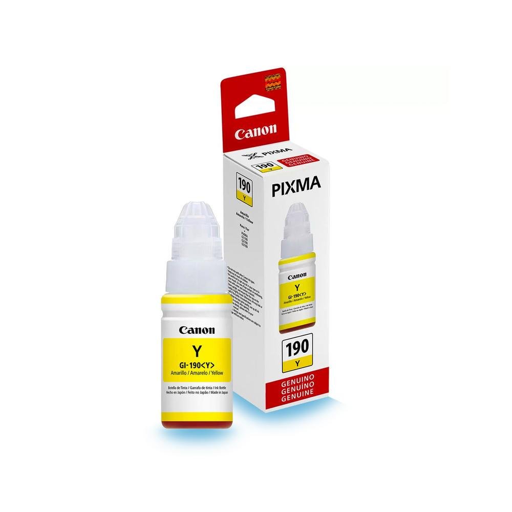 Imagem 2 de 5 do produto Refil De Tinta Canon Gi-190 Amarela