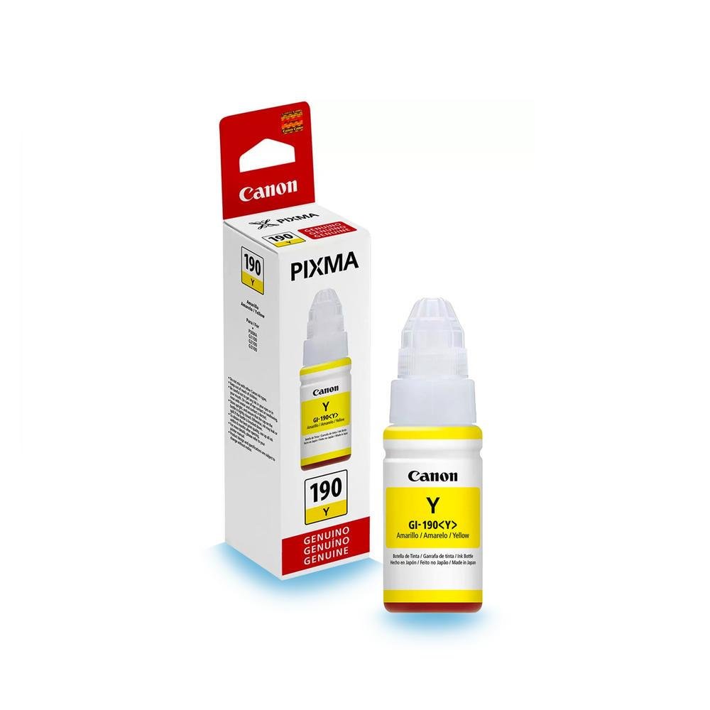 Imagem 5 de 5 do produto Refil De Tinta Canon Gi-190 Amarela