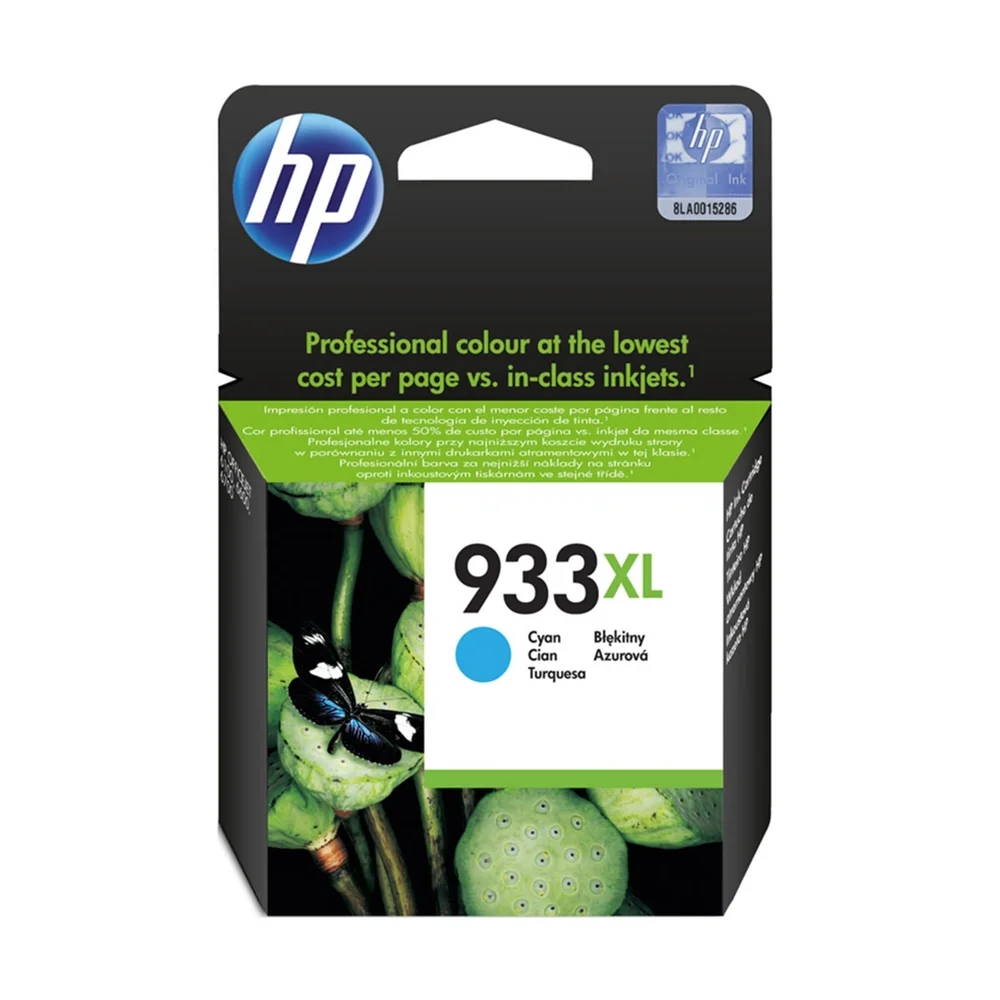 Cartucho De Tinta Hp 933xl cn054al Ciano | Officejet 6100 6600 6700 Cartucho De Tinta Hp 933xl cn054al Ciano | Officejet 6100 6600 6700