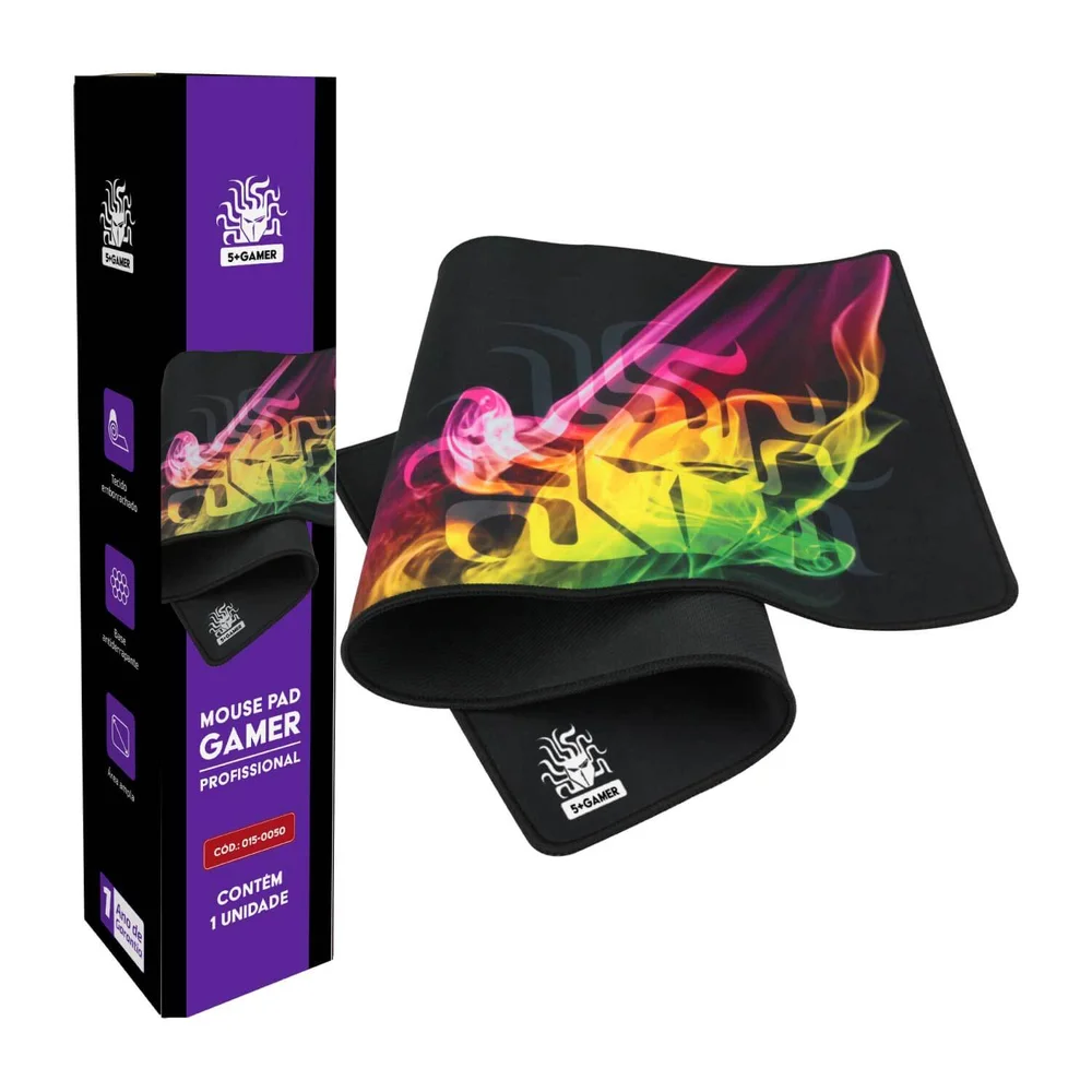 Imagem 5 de 5 do produto Mousepad Gamer Profissional 70x30 Cm Desk Pad Alta Qualidade