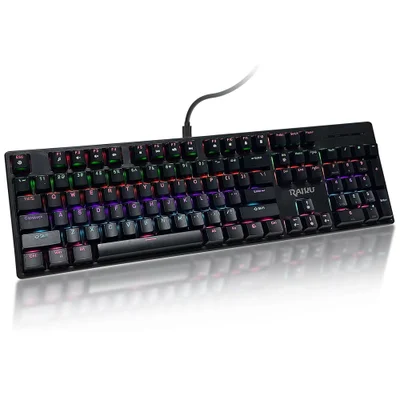 Gaming Mechanical Keyboard, Type-c Wired Keyboard/blue Switch