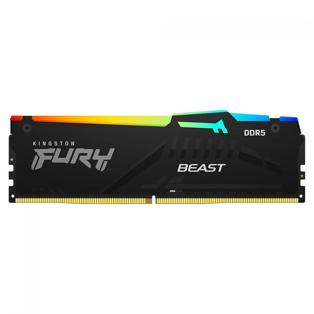 Memória 32gb Kingston Fury Beast Kf560c36bbea-32 6000mhz Ddr5 RGB