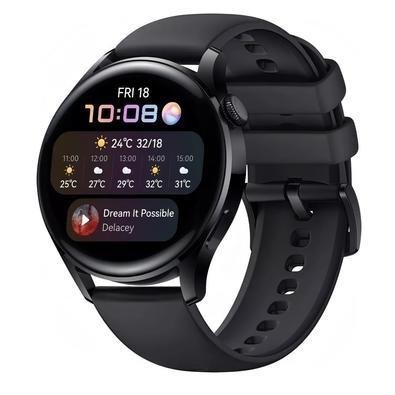 Huawei Watch 3 Tela De 1.43" Com Multiira De Fluoroelastómero - Cor Black  Gllal03