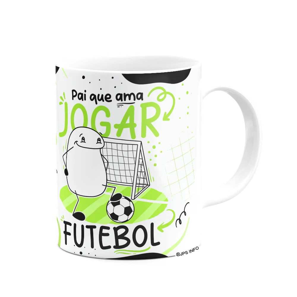 Imagem 3 de 3 do produto Caneca Flork Dia Dos Pais - Pai Que Ama Jogar Futebol
