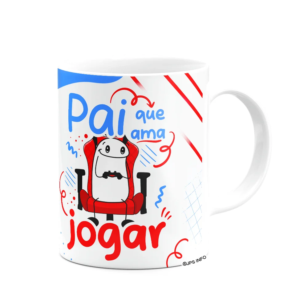 Imagem 3 de 3 do produto Caneca Flork Dia Dos Pais - Pai Que Ama Jogar Video Game
