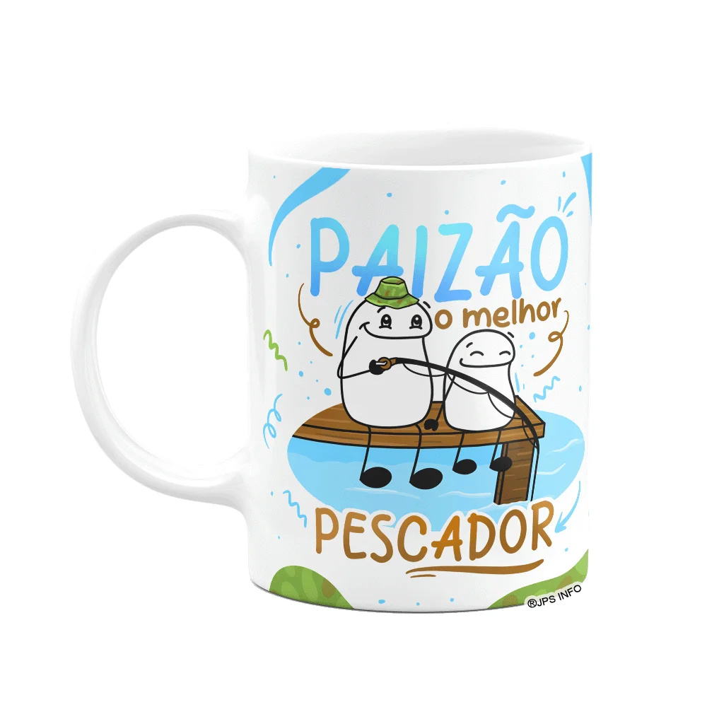 Imagem 1 de 3 do produto Caneca Flork Dia Dos Pais - Paizão, O Melhor Pescador