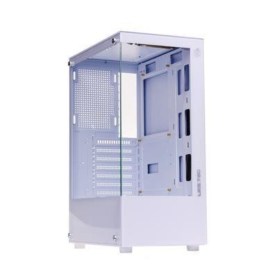Gabinete Gamer Liketec Heydar Snow Mid Tower Panorâmico Vidro Temperado Sem Fan Branco - Lc-cb-heydar-2087