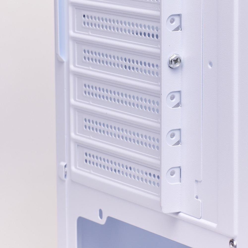 Imagem 4 de 5 do produto Gabinete Gamer Liketec Heydar Snow Mid Tower Panorâmico Vidro Temperado Sem Fan Branco - Lc-cb-heydar-2087