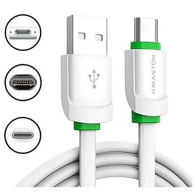 Cabo Carregador Usb Rápido 2m Reforçado P/ Iphone Android