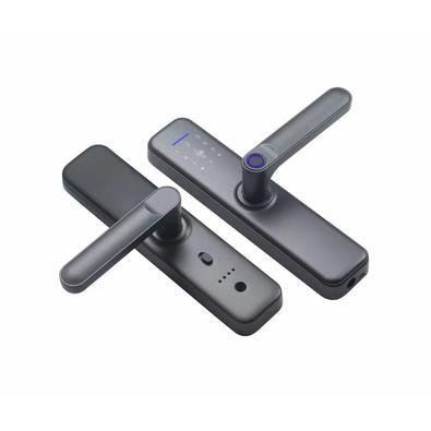 Fechadura Eletrônica Digital Biométrica Beluni New Grey Tuya Smart Wifi 423