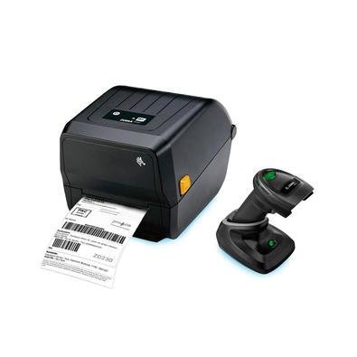 Kit Zebra Leitor Ds2278 2d + Impressora Zd230 Ethernet