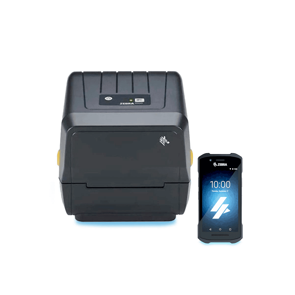 Kit Zebra Coletor De Dados Tc21 Se4710 + Impressora Zd230 Kit Zebra Coletor De Dados Tc21 Se4710 + Impressora Zd230