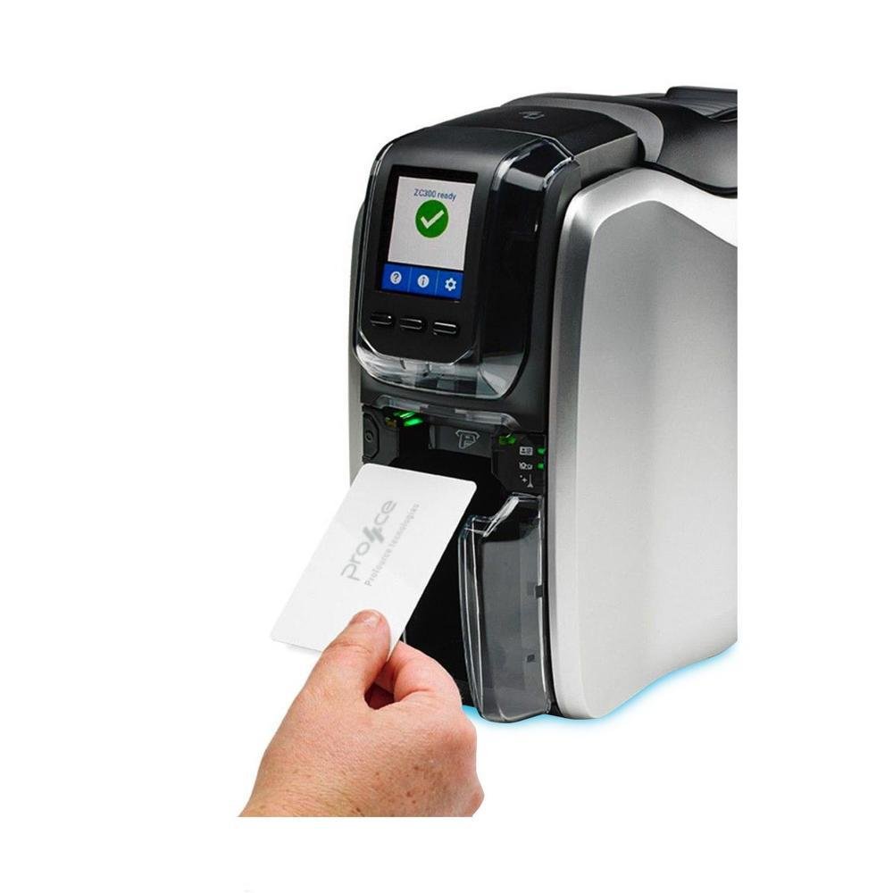 Imagem 2 de 5 do produto Impressora De Cartão Zebra Zc300 Usb Ethernet