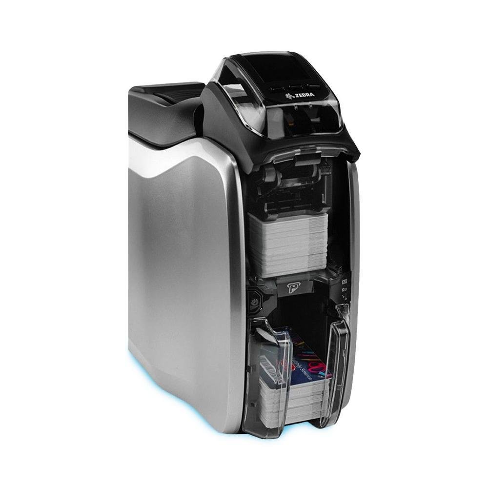 Imagem 3 de 5 do produto Impressora De Cartão Zebra Zc300 Usb Ethernet