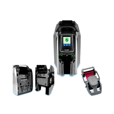 Kit Zebra Upgrade Dual-sided + Impressora Zc300 + Ribbon