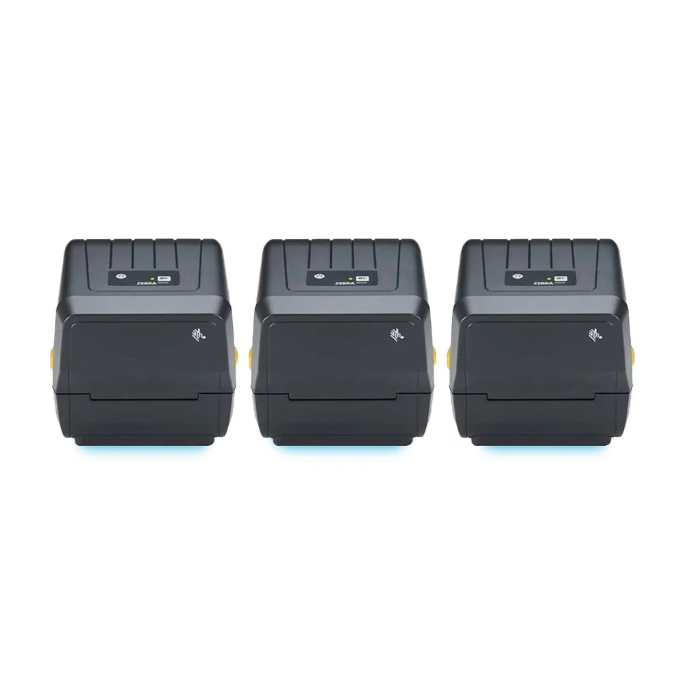 Imagem 2 de 5 do produto Kit Zebra 03 Impressoras De Código De Barras Zd220 Usb