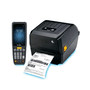 Kit Zebra Coletor De Dados Mc22 2d + Impressora Zd230