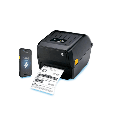 Kit Zebra Coletor Dados Tc21 Se4710 + Impressora Zd220