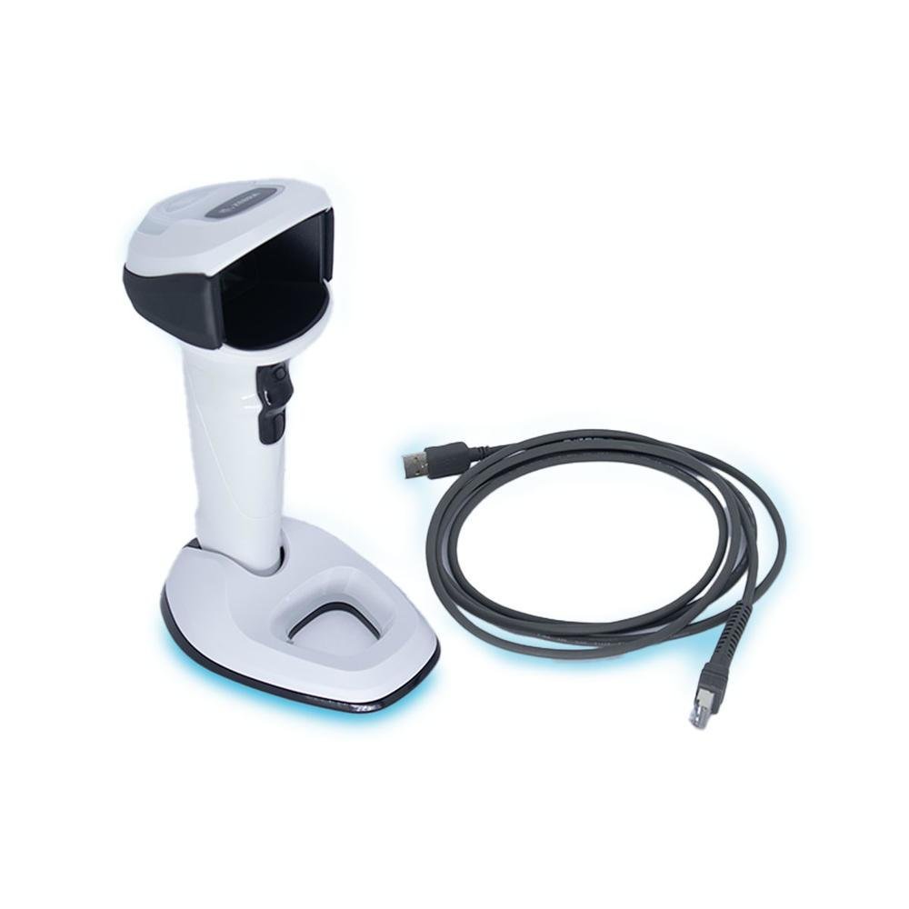 Leitor De Código De Barras Zebra Ds9908 2d Qr Code Branco