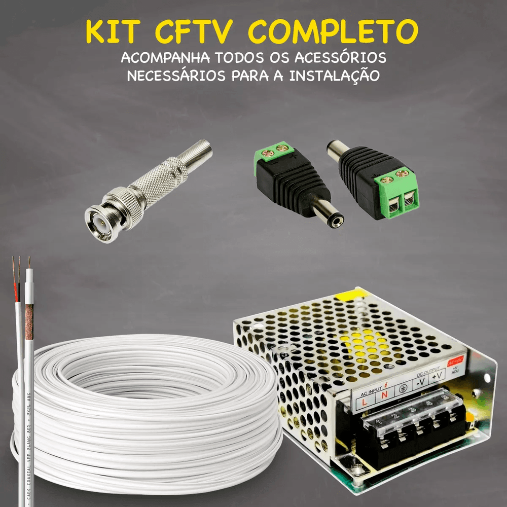 Imagem 2 de 5 do produto Kit Cftv 10 Câmeras Segurança Intelbras 1120b Dvr 16 Canais 1016 6tera