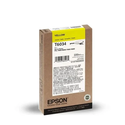 Cartucho De Tinta Epson T6034 Amarelo | Epson Stylus Pro 7800 7880 9800 9880