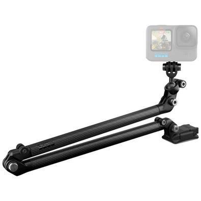 Suporte Gopro Boom + Adesivos Curvo E Reto - Preto - Unissex - Único