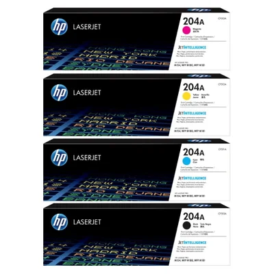 Kit 4 Toner Cf510a 204a M180nw M-180nw M180 4 Cores