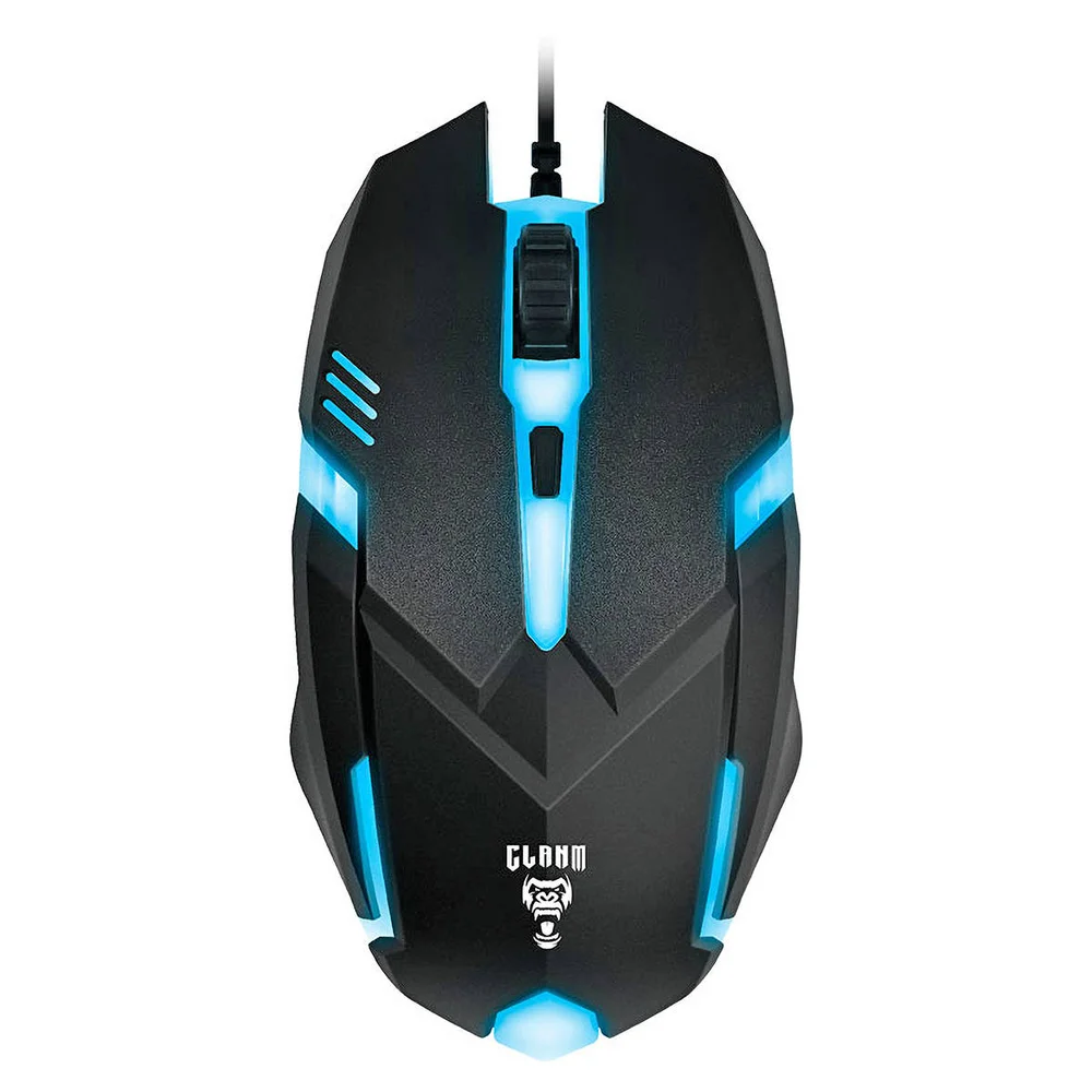 Imagem 4 de 5 do produto Kit Teclado Abnt2 LED Rainbow Anti-ghosting + Mouse 4 Botões 2400dpi Blacknox Gamer Clanm