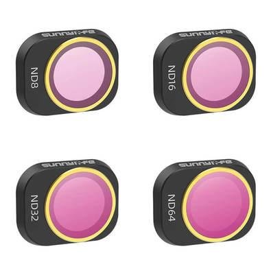 Kit De Filtros Nd (8 / 16 / 32 / 64) Para Drone Dji Mini 4 Pro - Sunnylife