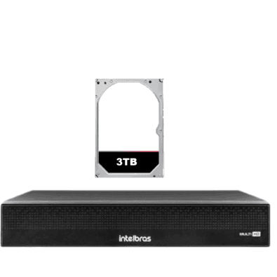 Dvr Intelbras Stand Alone 16 Canais Mhdx 3116 C Multihd 1080 110v/220v+hd 3TB