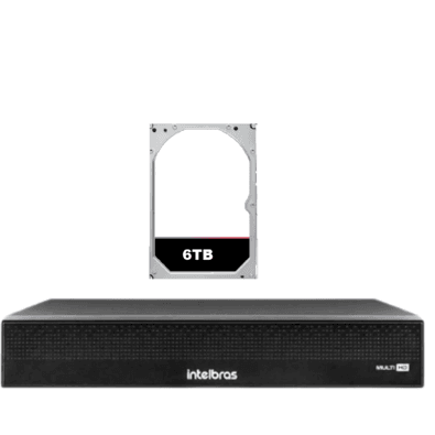 Dvr Intelbras Stand Alone 16 Canais Mhdx 3116 C Multihd 1080 110v/220v+hd 6tb