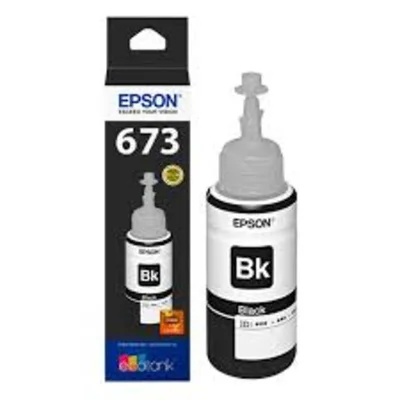 Cartucho De Tinta Epson T673 T673120 Preto | L800 L810 L805 L1800 L850