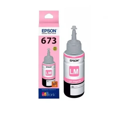 Cartucho De Tinta Epson T673 T673520 magenta Claro | L800 L810 L805 L1800 L850