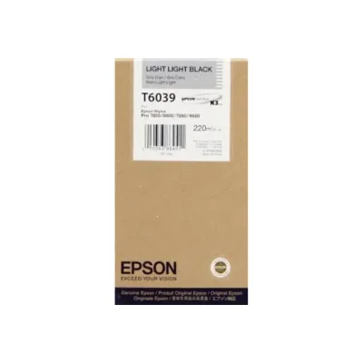 Cartucho De Tinta Epson T6039 Light Light Black | Epson Stylus Pro 7800 7880 9800 9880