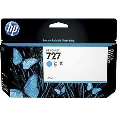 Cartucho De Tinta Hp 727 B3p19a Ciano | Hp Designjet T920 T1500 T2500 | 130ml
