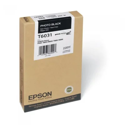 Cartucho De Tinta Epson T6031 Preto Fotográfico | Epson Stylus Pro 7800 7880 9800 9880