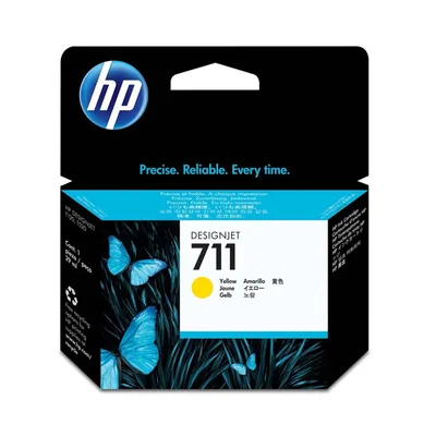 Cartucho De Tinta Hp 711 Cz132a Amarelo | Plotter T120 T520 Cq891a Cq890a Cq893a