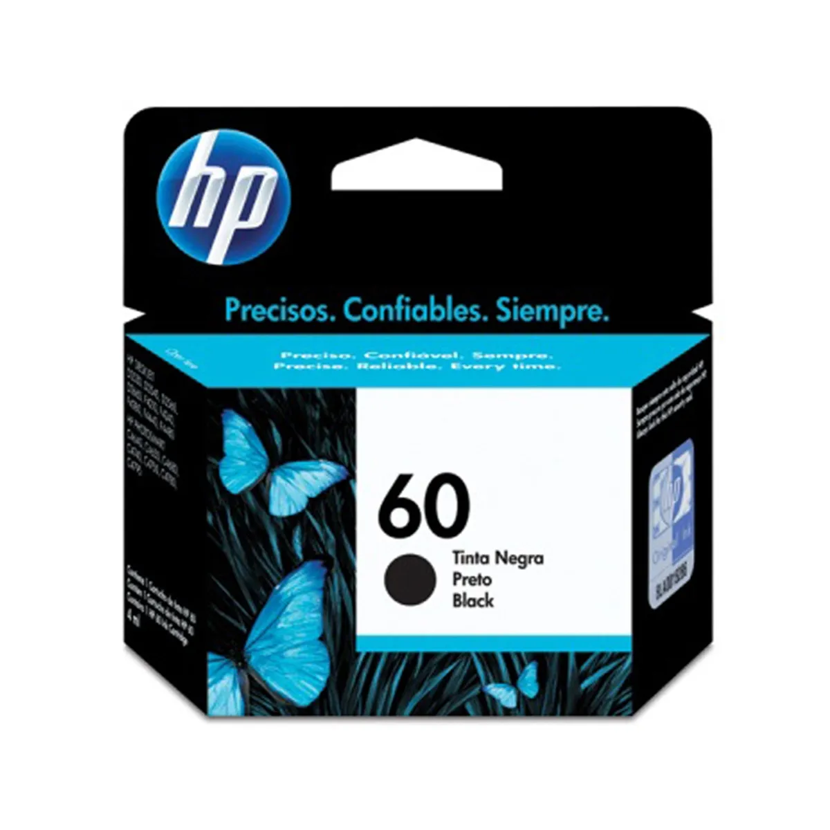 Cartucho De Tinta Hp 60 Cc640wb Preto | Deskjet F4224 F4480 F4580 D1660 D110a D410a C4780