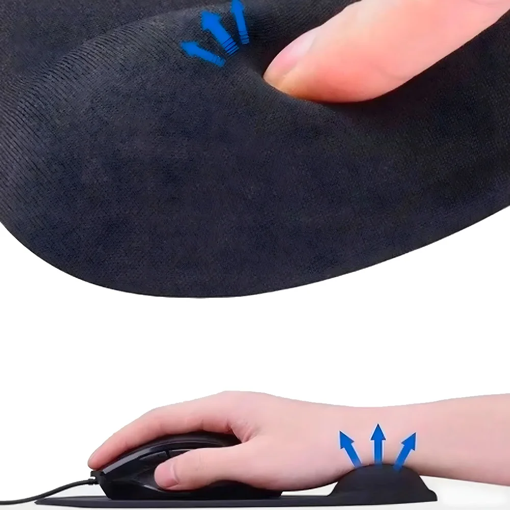Imagem 4 de 5 do produto Mousepad Ergonômico Com Apoio De Pulso Em Gel 22x21cm Knup - Kp-s04