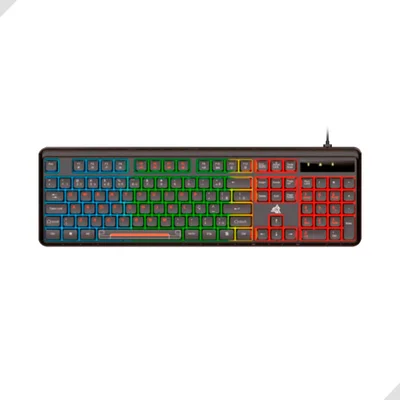 Teclado RGB Com Fio Para Desktop Usb