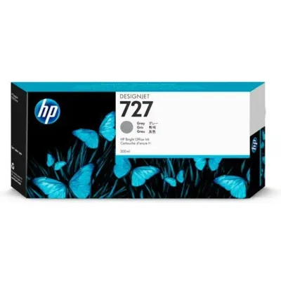 Cartucho De Tinta Hp 727 F9j80a Cinza | Designjet T920 T1500 T2500 | 300ml