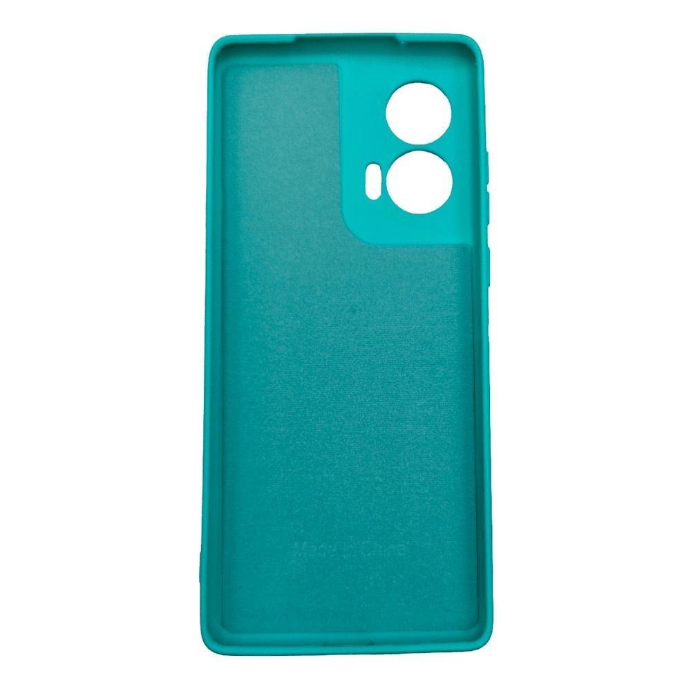 Imagem 2 de 2 do produto Capa Capinha Compatível Com Motorola Edge 50 Fusion Xt2429 Tela 6.7 Silicone Aveludada Premium Verde