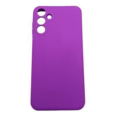 Capinha Capa Compatível Com Samsung Galaxy M15 Tela 6.5 Case Aveludada Interior Roxo