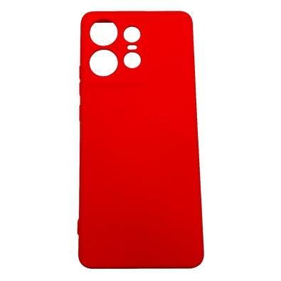 Capinha Capa Compatível Com Motorola Edge 50 Pro Xt2403 Tela 6.7 Case Aveludada Interior Vermelho