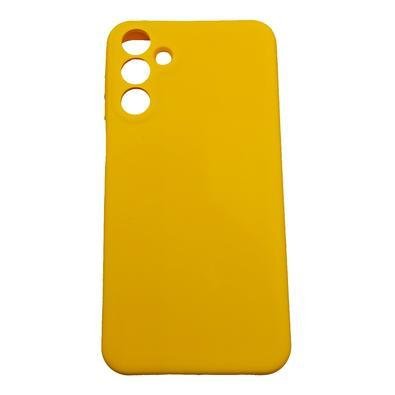 Capinha Capa Compatível Com Samsung Galaxy M15 Tela 6.5 Case Aveludada Interior Amarela
