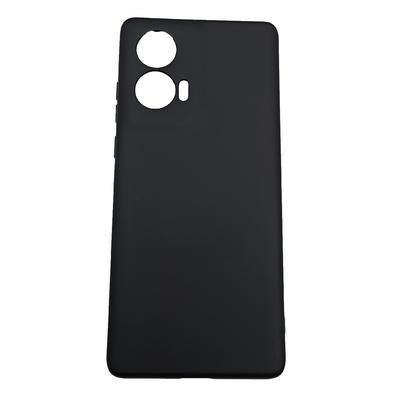 Capa Capinha Compatível Com Motorola Edge 50 Fusion Xt2429 Tela 6.7 Silicone Aveludada Premium Preto