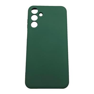 Capinha Capa Compatível Com Samsung Galaxy M15 Tela 6.5 Case Aveludada Interior Verde Escuro