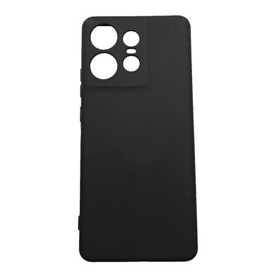 Capa Capinha Compatível Com Motorola Edge 50 Pro Xt2403 Tela 6.7 Silicone Aveludada Premium Preto