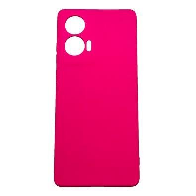 Capinha Capa Compatível Com Motorola Edge 50 Fusion Xt2429 Tela 6.7 Case Aveludada Interior Pink
