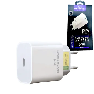 Carregador De Tomada Tipo C 20w Usb C Pd Power Deliver Turbo — foto 2